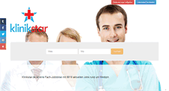 Desktop Screenshot of klinikstar.de