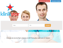 Tablet Screenshot of klinikstar.de